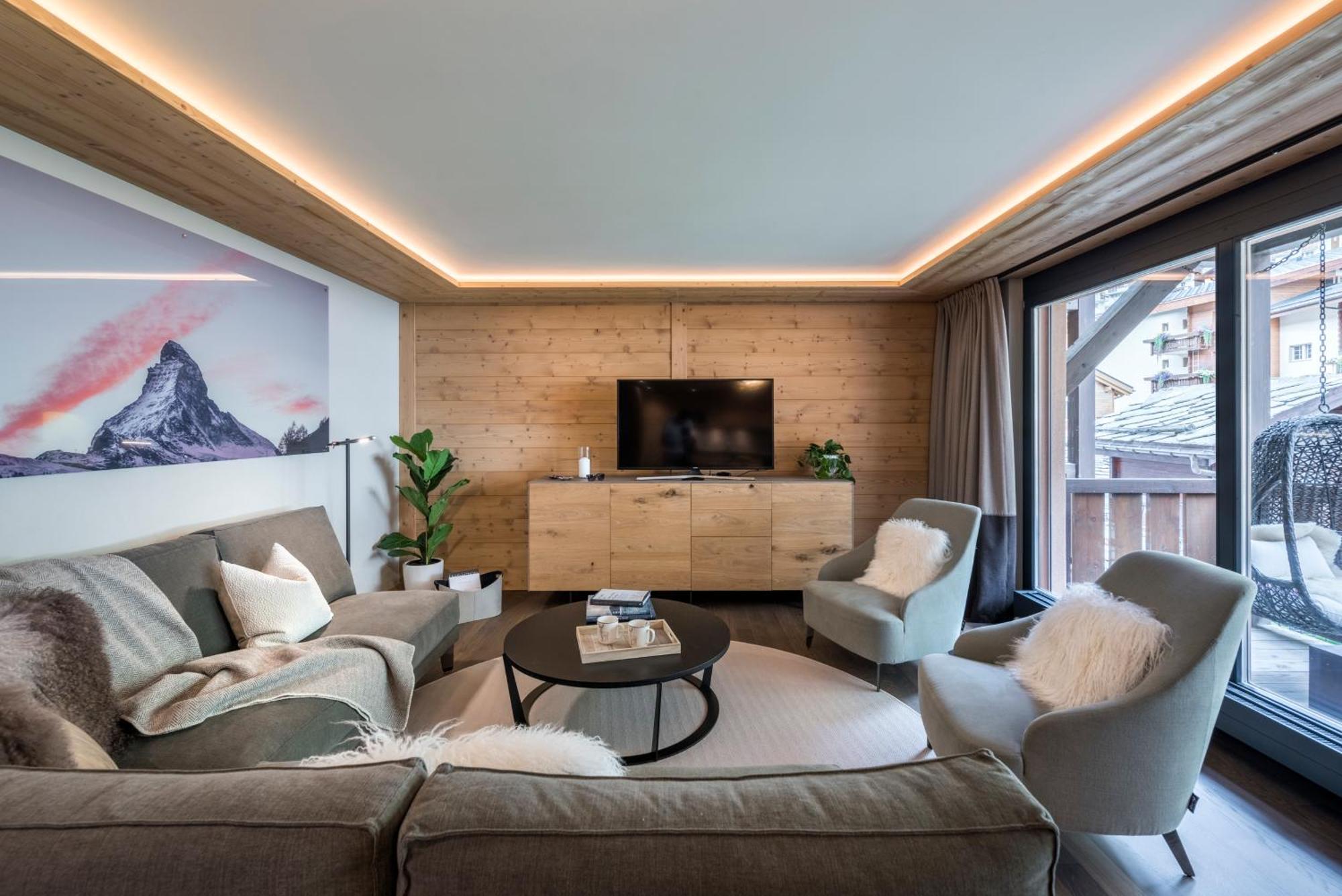 Luxury Chalets & Apartments By Mountain Exposure Цермат Стая снимка